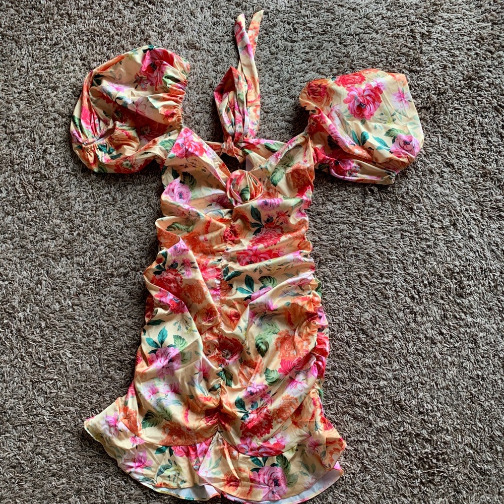 NWT For Love & Lemons Flora Dress Medium - Picture 5 of 8